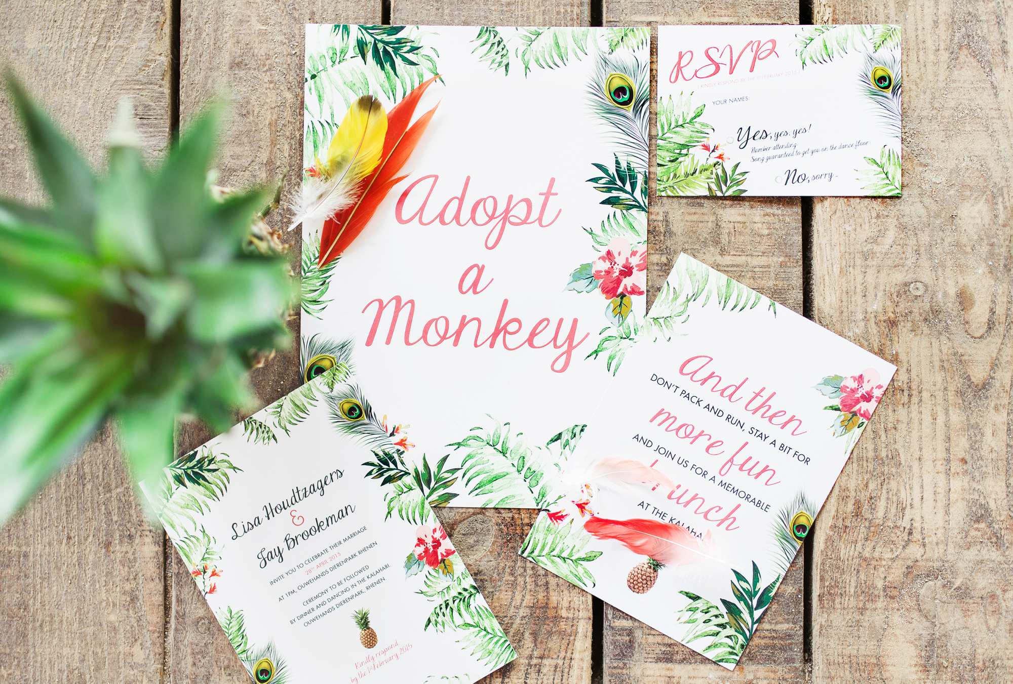 Styled Shoot Tropical Jungle Wedding Ouwehands Dierenpark