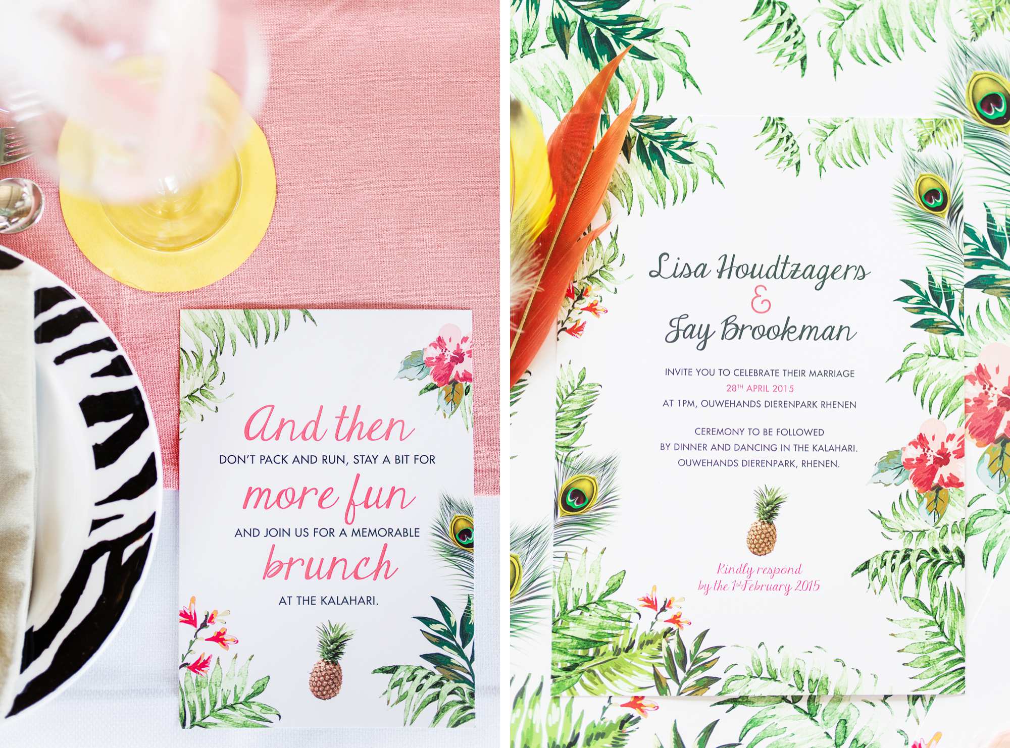 Styled Shoot Tropical Jungle Wedding Ouwehands Dierenpark