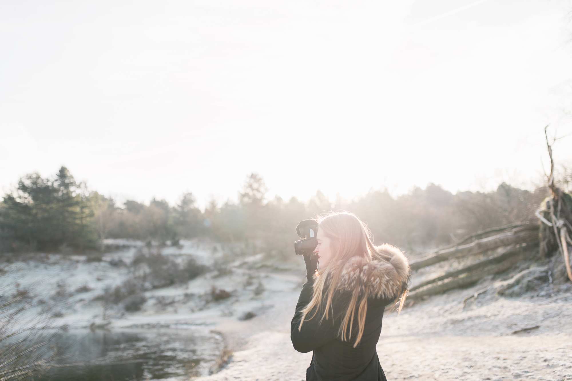 Portretshoot in de Kennemerduinen