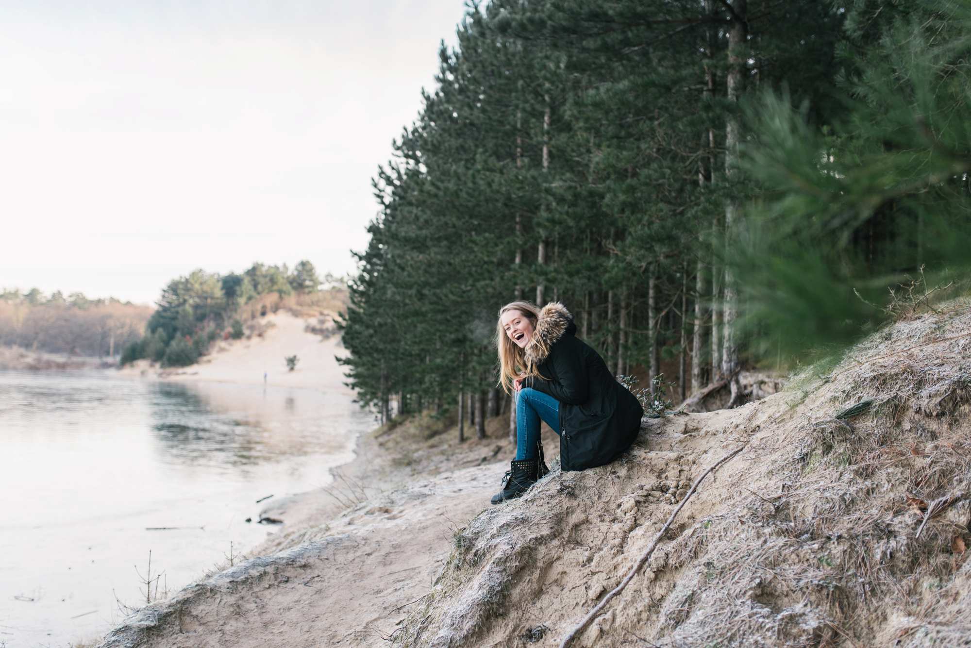 Portretshoot in de Kennemerduinen