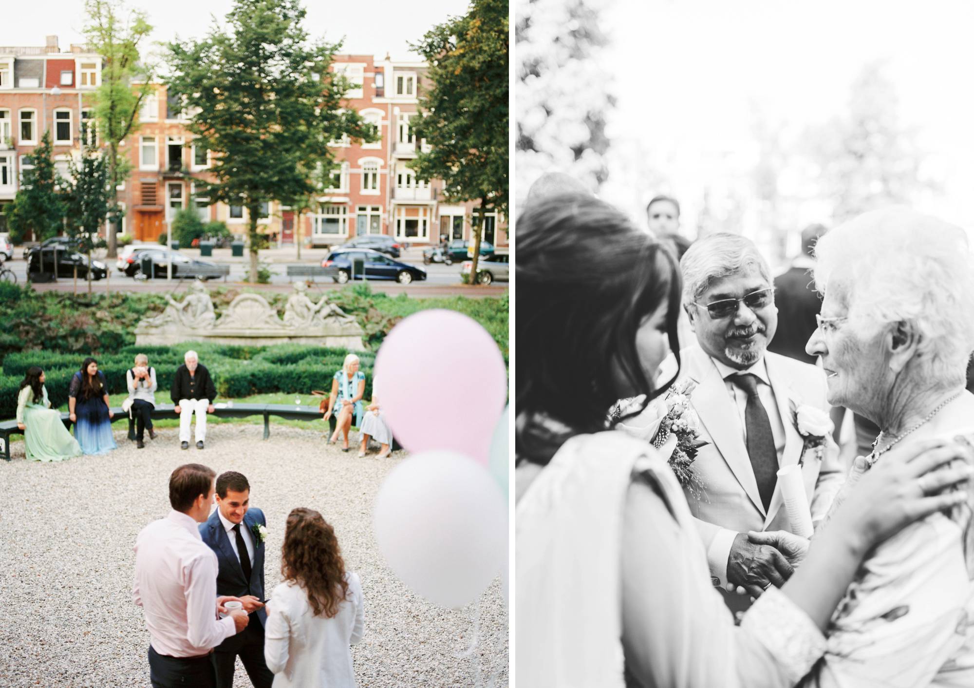 Wedding photographer Frankendael Amsterdam - Wedding guests