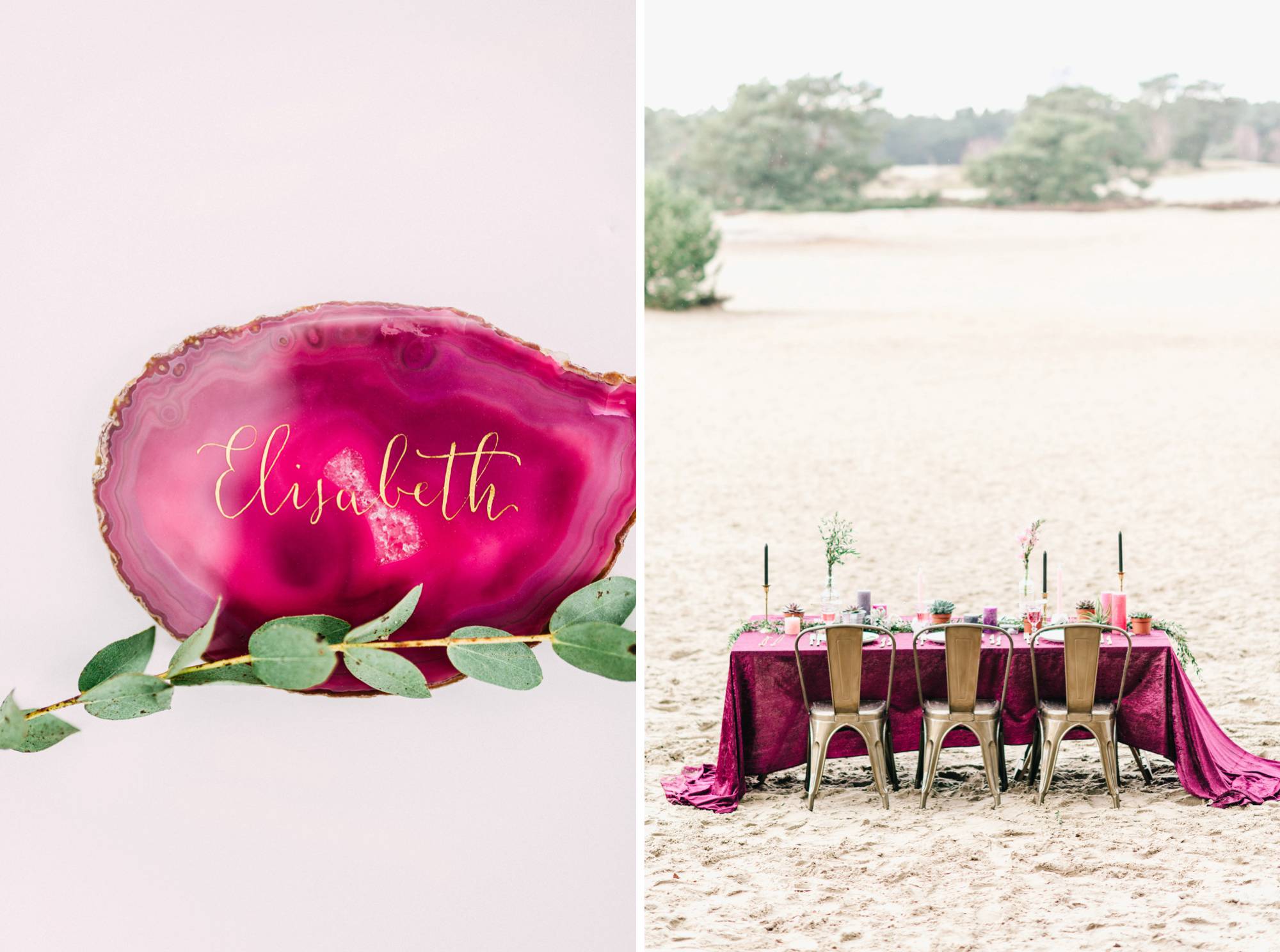 Wedding photographer Netherlands - Table setting