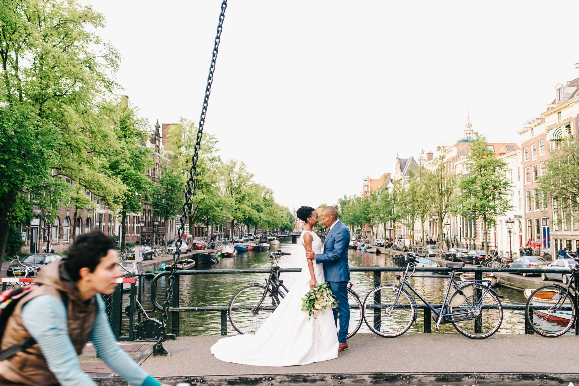 Wedding photographer elopement in amsterdam - Wedding shoot in Amsterdam