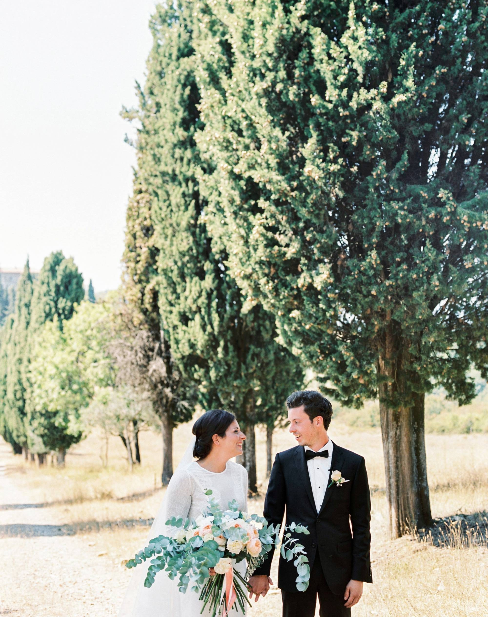 Fine art film photography Destination Wedding Tuscany Italy - Wedding shoot