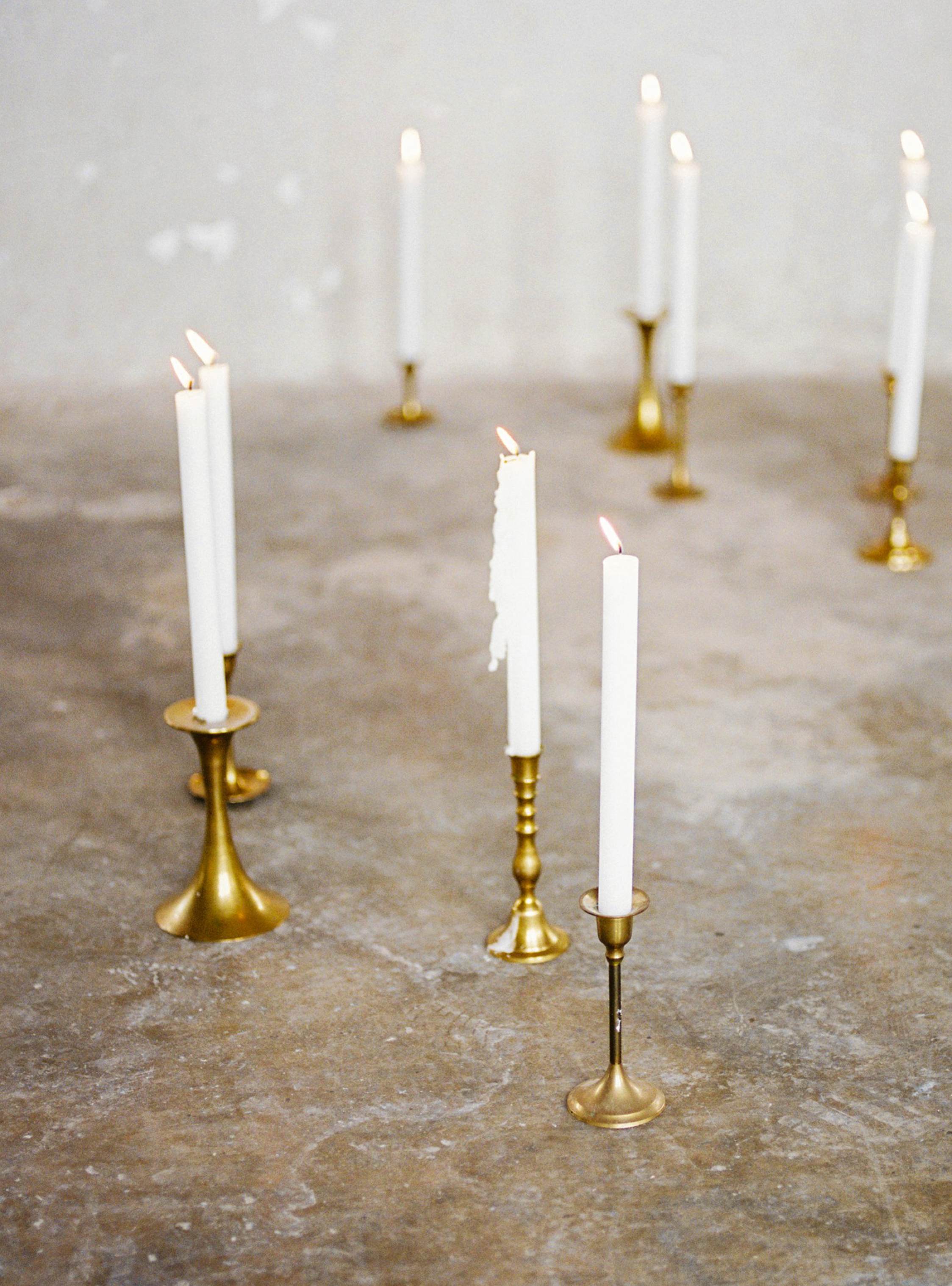 Wedding photographer Minimalistic Editorial Wedding shoot - Wedding Candles