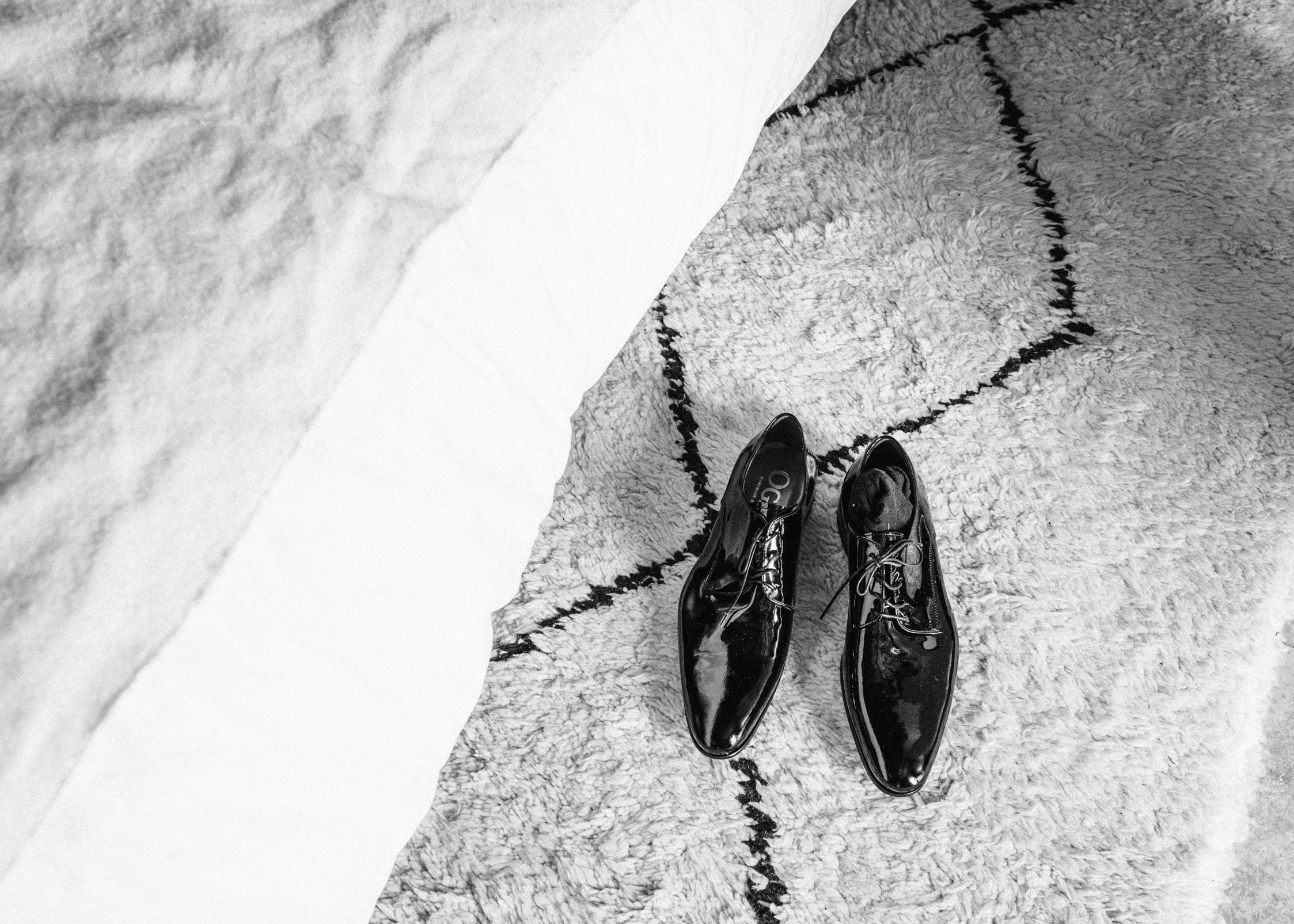 Photography Ourika Morocco - Shoes of the groom
