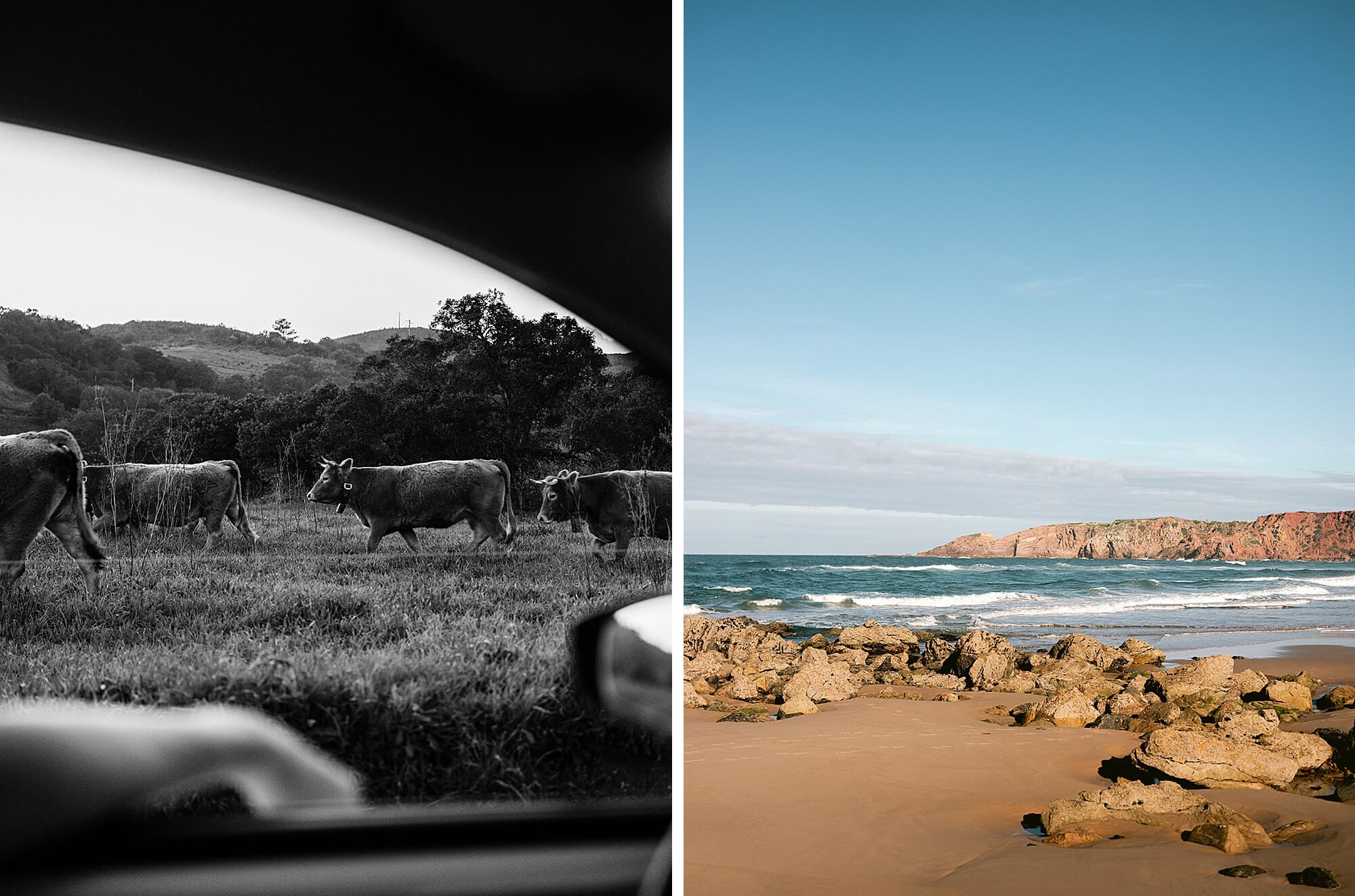 Roadtrip in the Algarve with our Volkswagen UP | Colorful, adventurous travel photography by Raisa Zwart